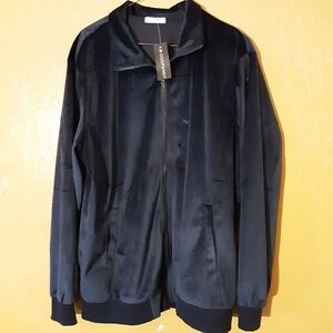 Coofandy Mens Navy Blue Velvet Jacket